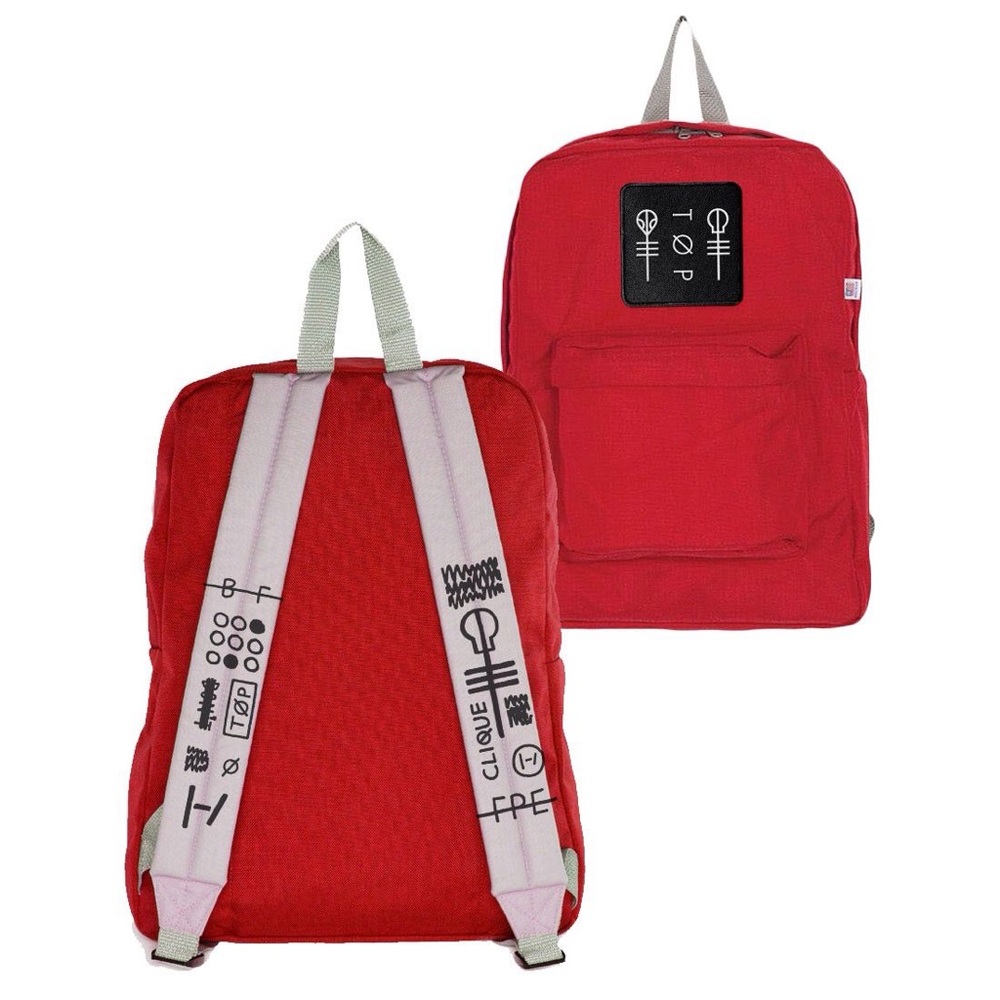 Twenty One Pilots Red Backpack
